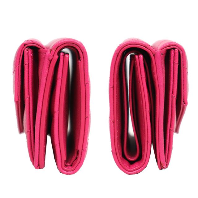 YSL ピンクレザー三つ折り　本物中古 YSL ピンクレザー三つ折り 本物中古 - メルカリ