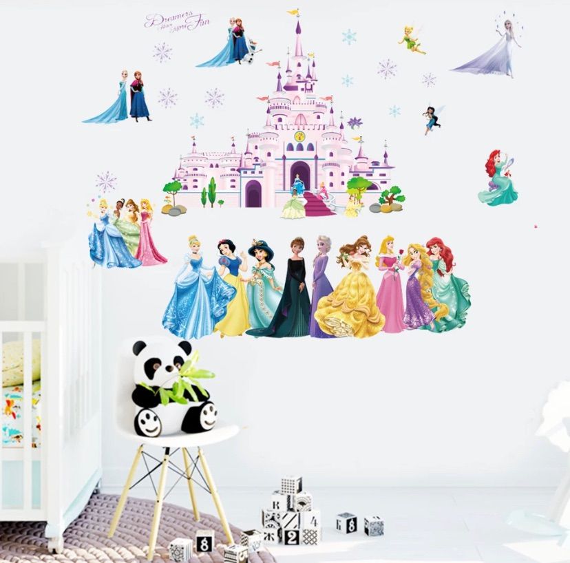 Disney Disney Princess　プリンセス　ウォールステッカー　2シート（２枚）セット　壁紙シール