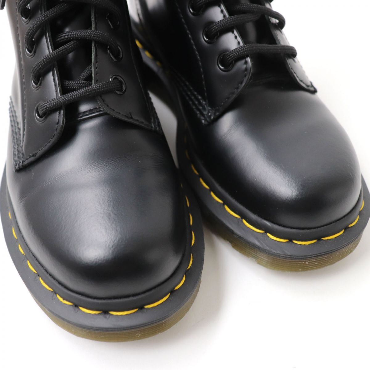 美品☆Dr.Martens ドクターマーチン 10092 イエローステッチ レザー 10 ...