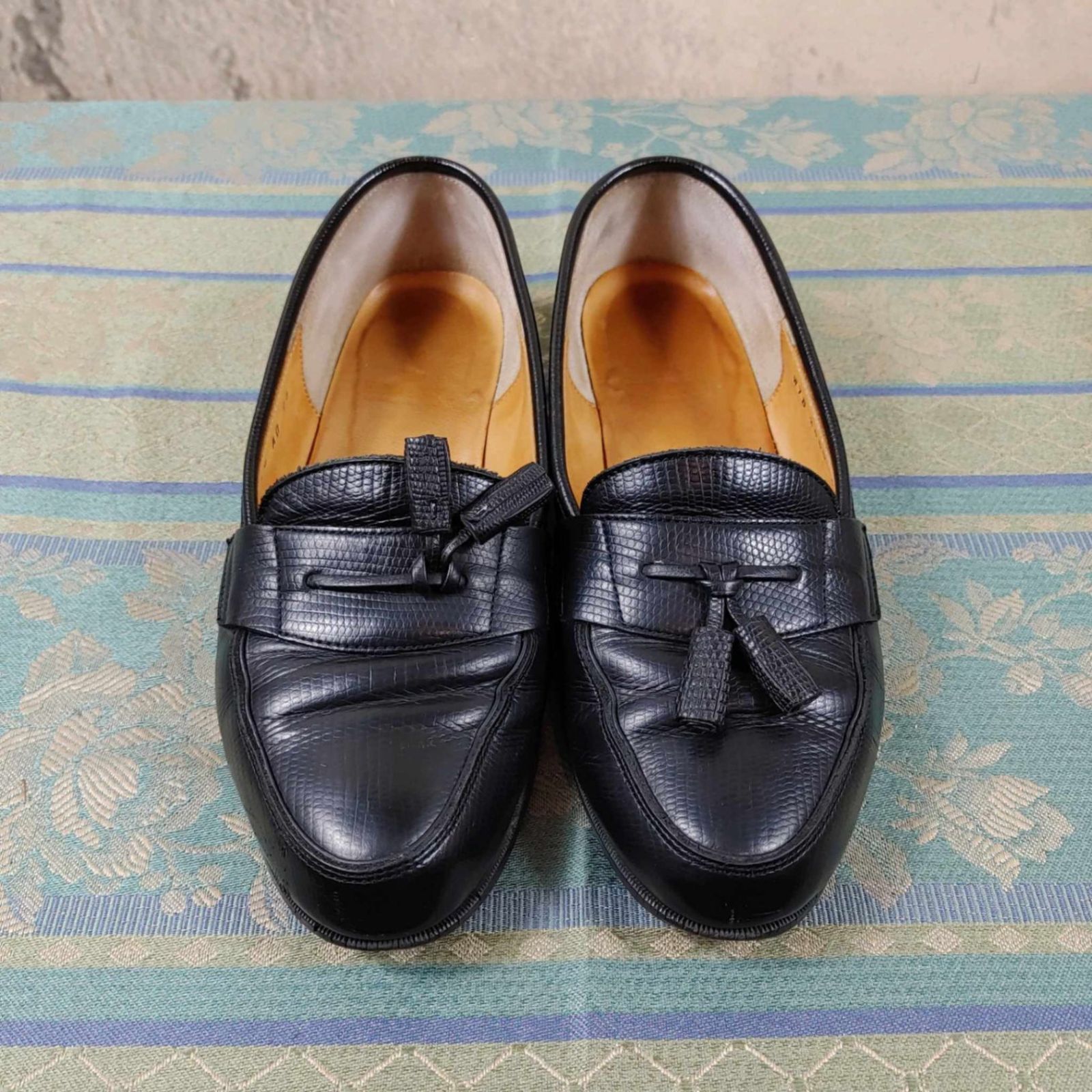 リーガル　REGAL　23cm　革靴　パンプス　フリル　レディース　レザーシューズ　日本製　黒