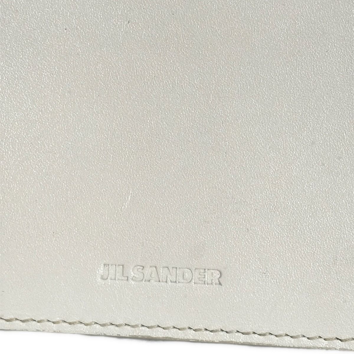 JIL SANDER アイボリー 二つ折り財布 JILSANDER(ジルサンダー) 2つ折り財布 - アイボリー レザー