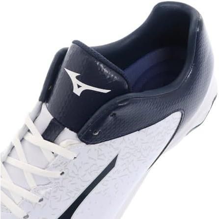 ミズノ(MIZUNO) 野球 ポイントスパイク ウエーブセレクトナイン11GP192214 ホワイト/ネイビー 23.0cm