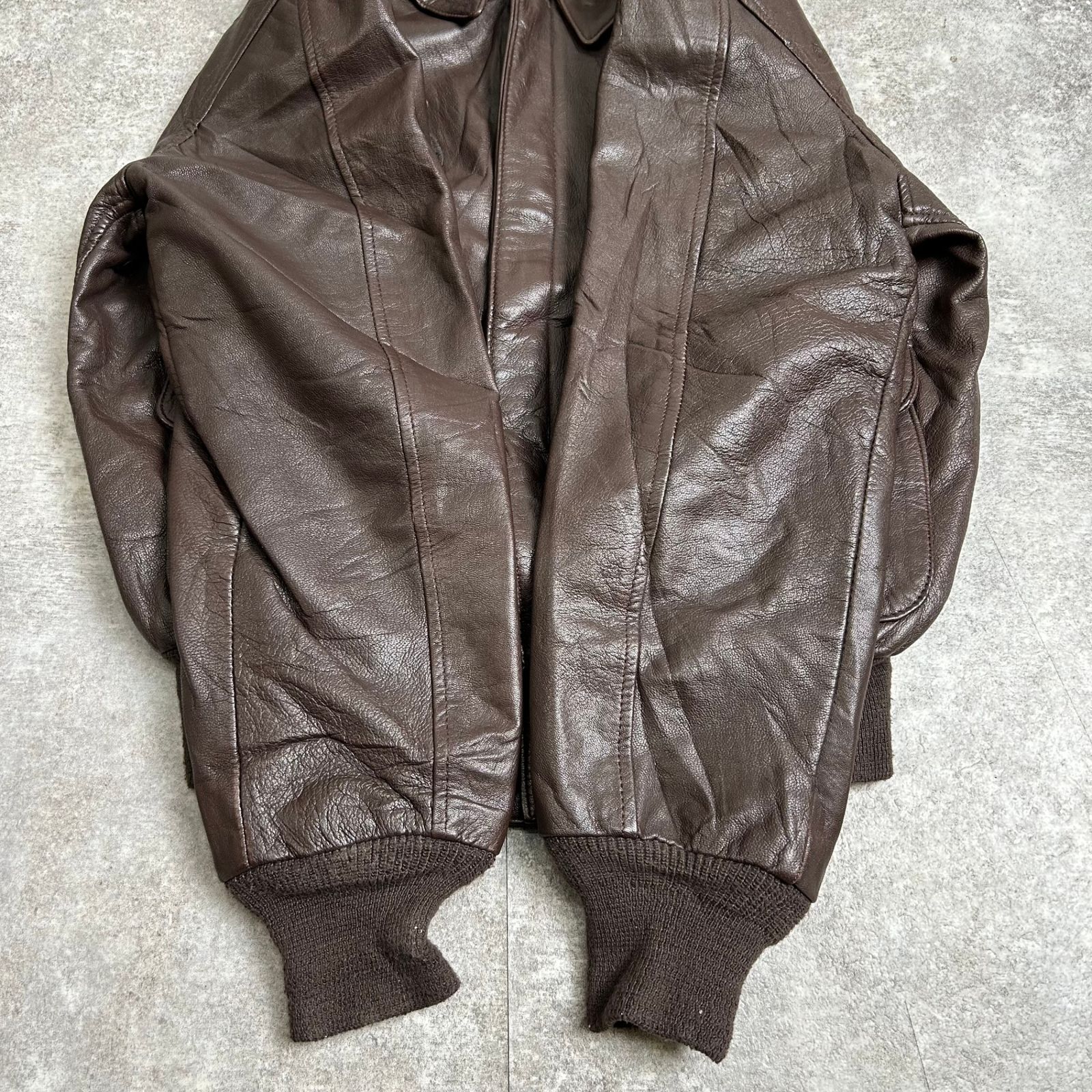 80's 80s SADDLERY USA製 A-2 レザージャケット サドゥラリィ