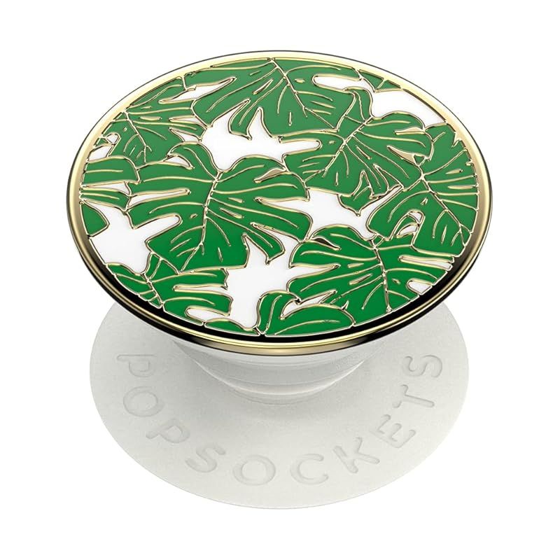 PopSockets Japan - ポップソケッツ ジャパン PopGrip Enamel Monstera モンステラ エナメル ポップグリップ スマホグリップu0026スタンド