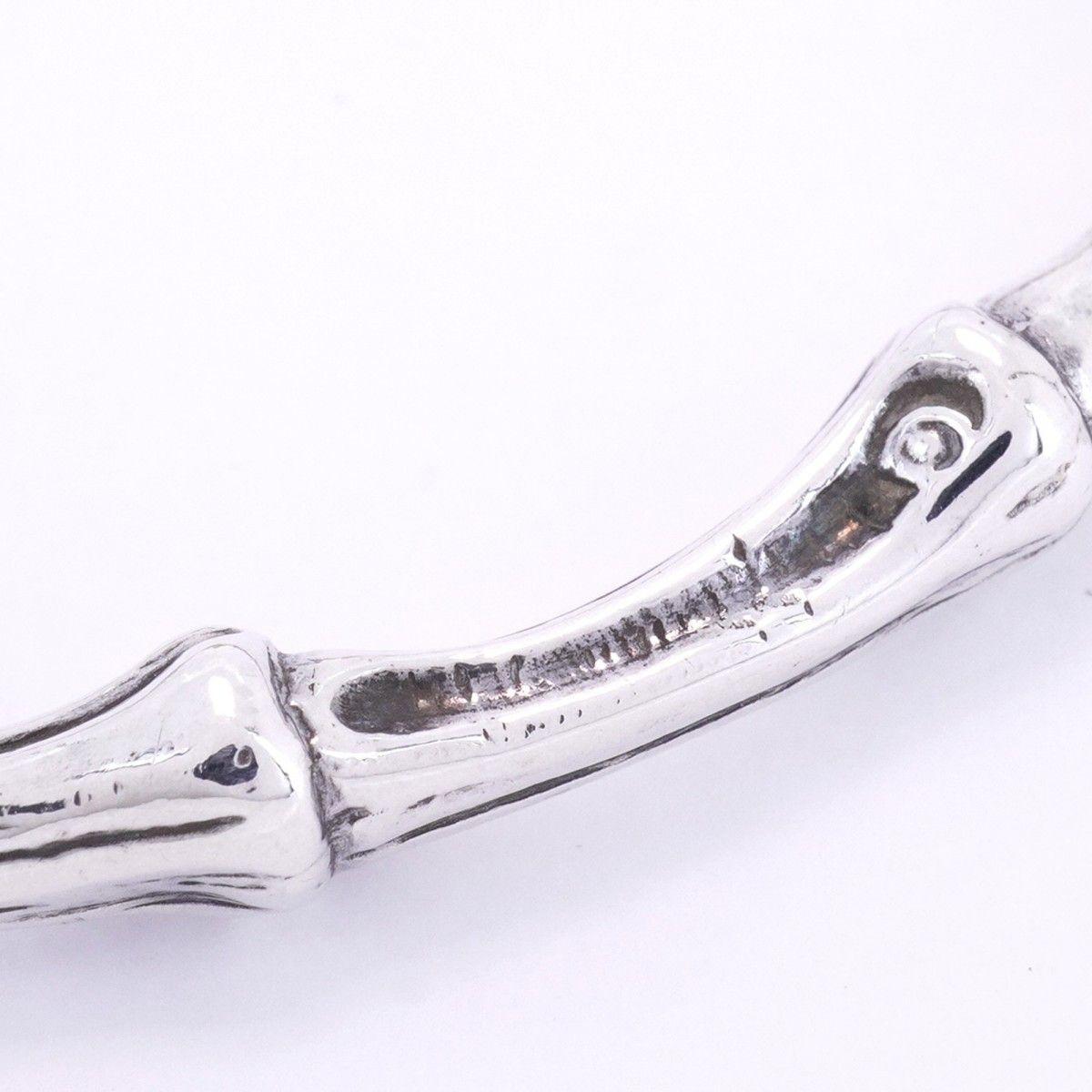 5jfb0348】ティファニー バングル バンブー シルバー925【中古】メンズ