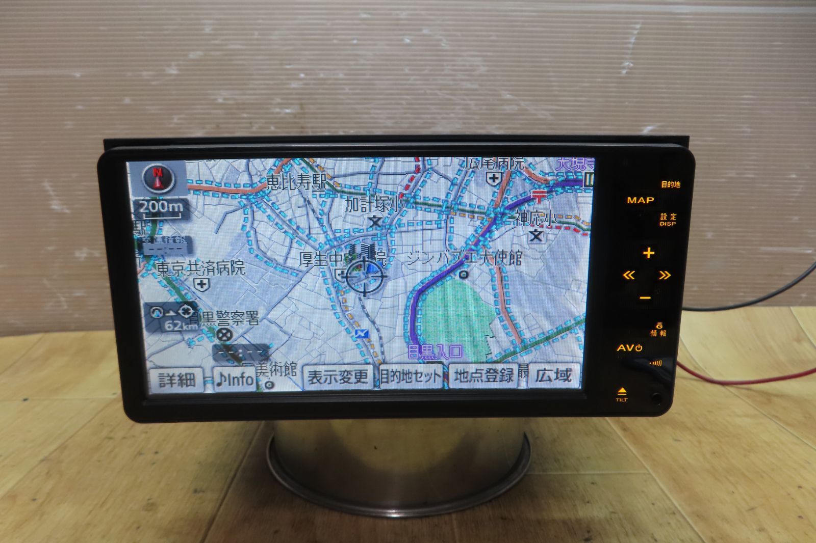 トヨタ NH3TーW56 2012年度地図データ (管理番号: 18080641) MN管理64252 マークＸ GRX120☆ トヨタ純正 HDDナビ 2012年 NH3T-W56