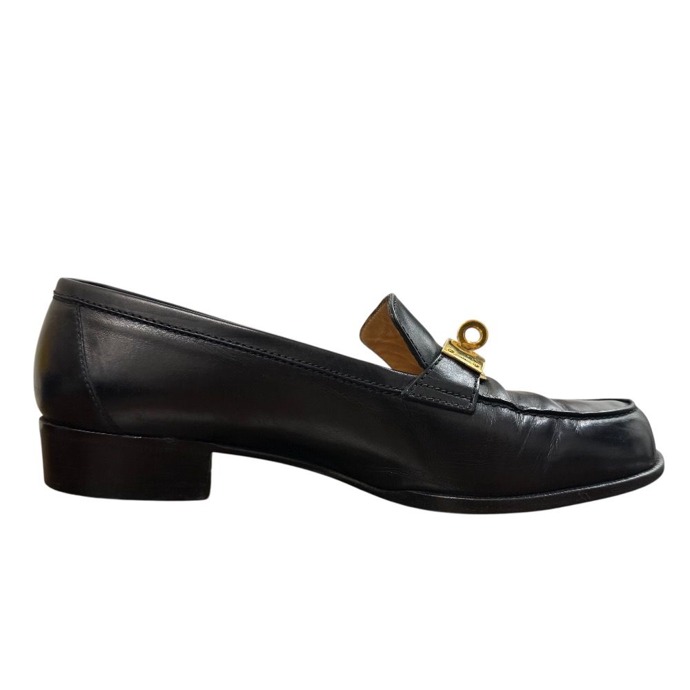 【未使用】エルメス HERMES ケリー ローファー 美品】 HERMES / エルメス | ケリー金具 レザー ローファー | 36 1/2