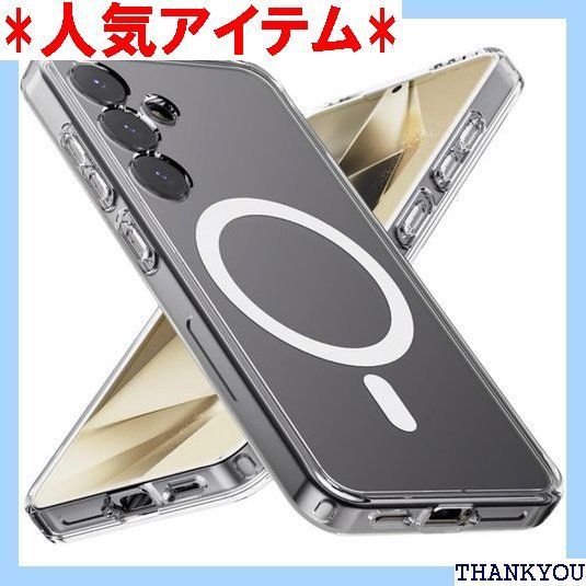 IFAS Samsung Galaxy S24 用 ケース Magsafe対応 マット 耐衝撃 滑り止め 米軍MIL規格 耐衝撃性の落下防止 指紋防止 Galaxy S24 ワイヤレス充電対応 Galaxy S24 カバー クリア Gal y S24 1207