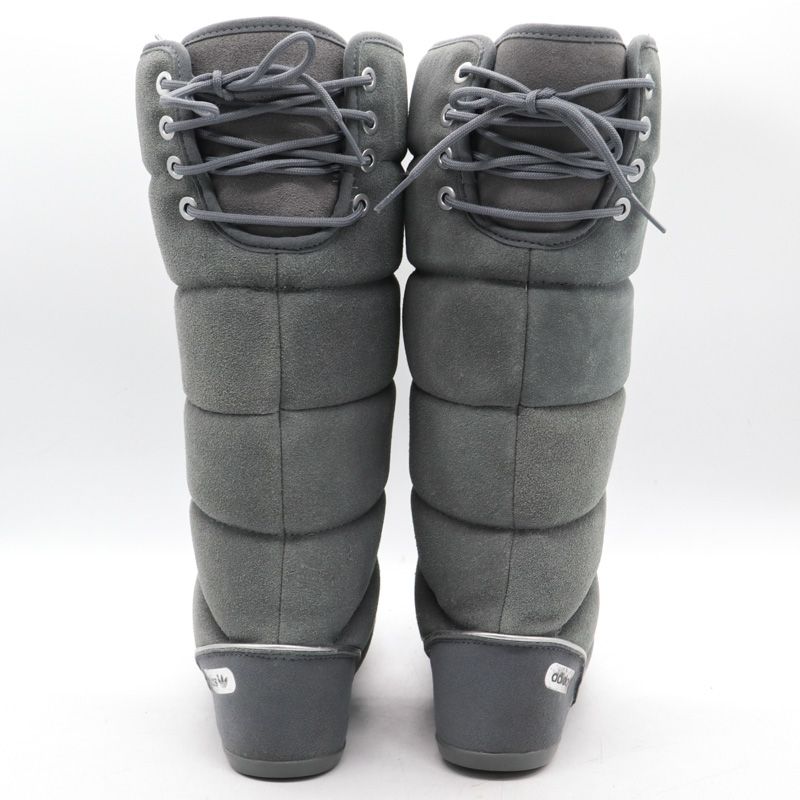 アディダス ノーザン・ブーツ G96349 ロングブーツ スノーブーツ 防寒 シューズ 靴 レディース 23.5cmサイズ グレー adidas  【中古】