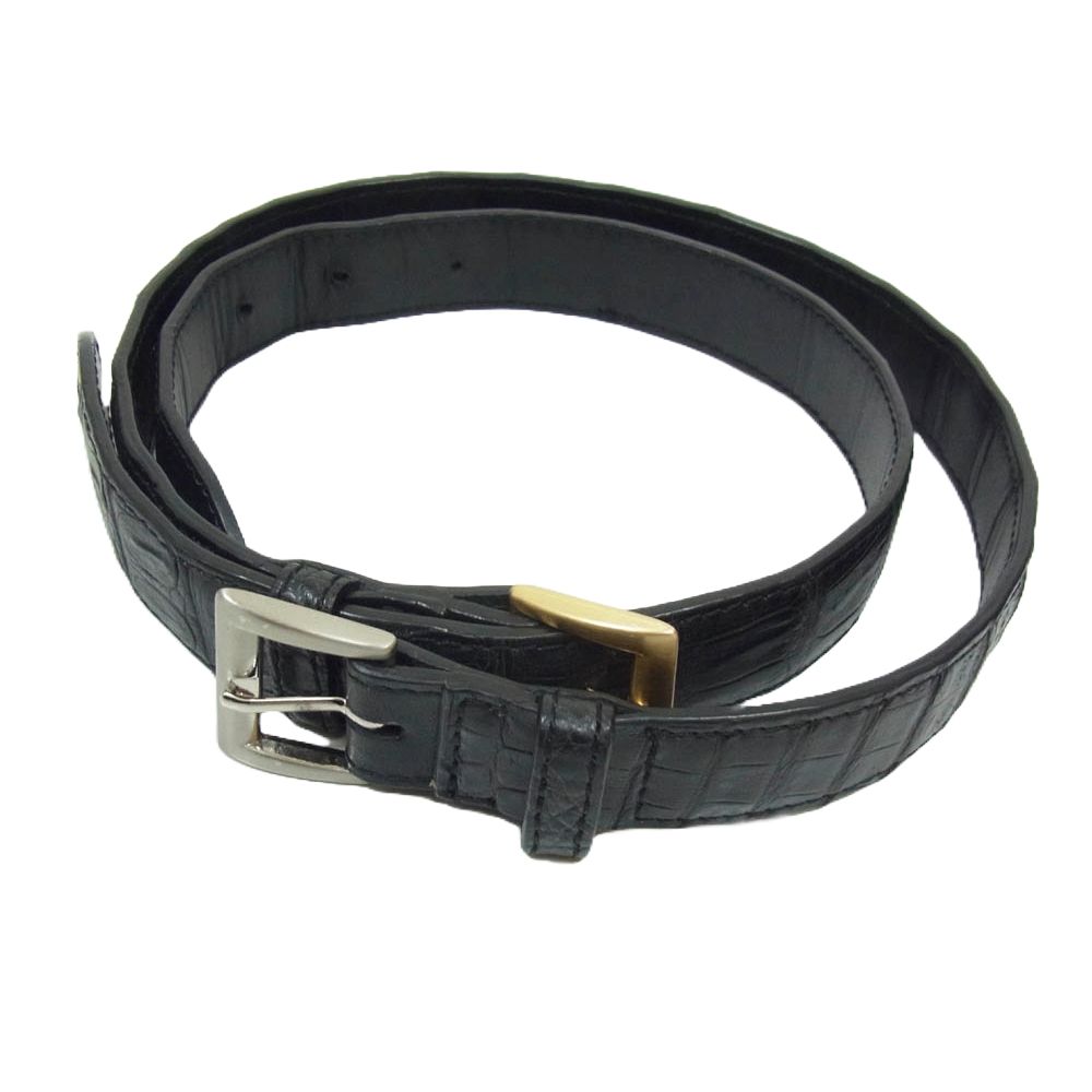 ナイスネス NICENESS NN-3601A11 COMER Wバックル カイマン レザー