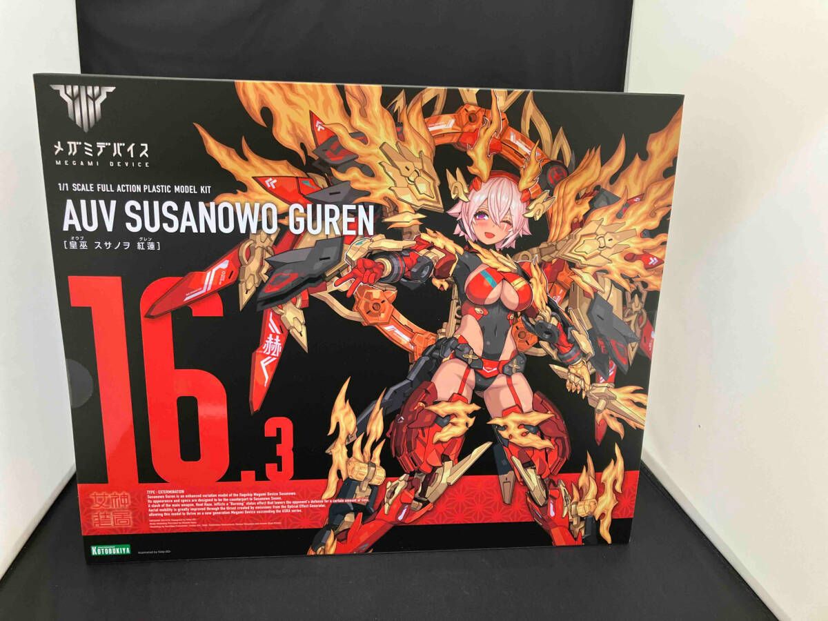 プラモデル コトブキヤ 1/1 皇巫 スサノヲ 紅蓮 メガミデバイス