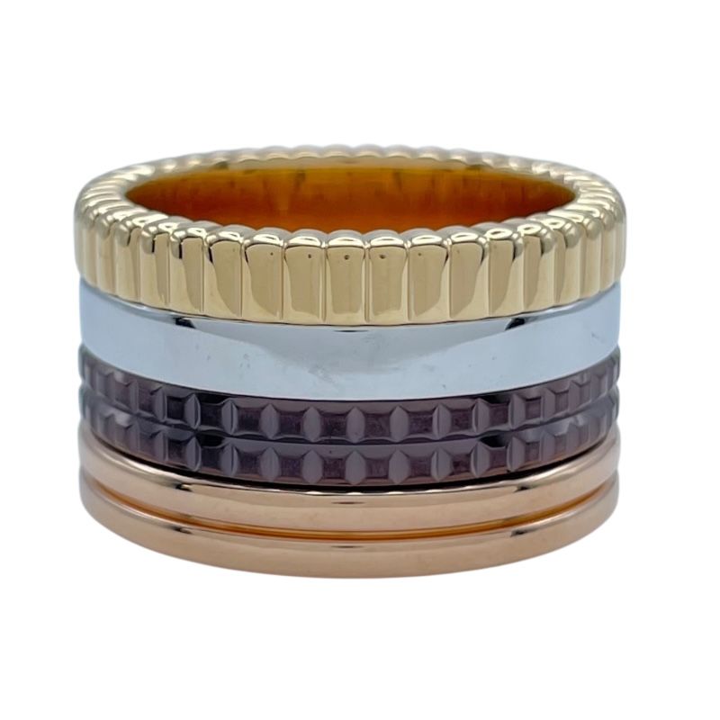 ブシュロン BOUCHERON キャトルクラシックラージ ゴールド ホワイトゴールド ピンクゴールド Au750 ブラウンPVD ジュエリー