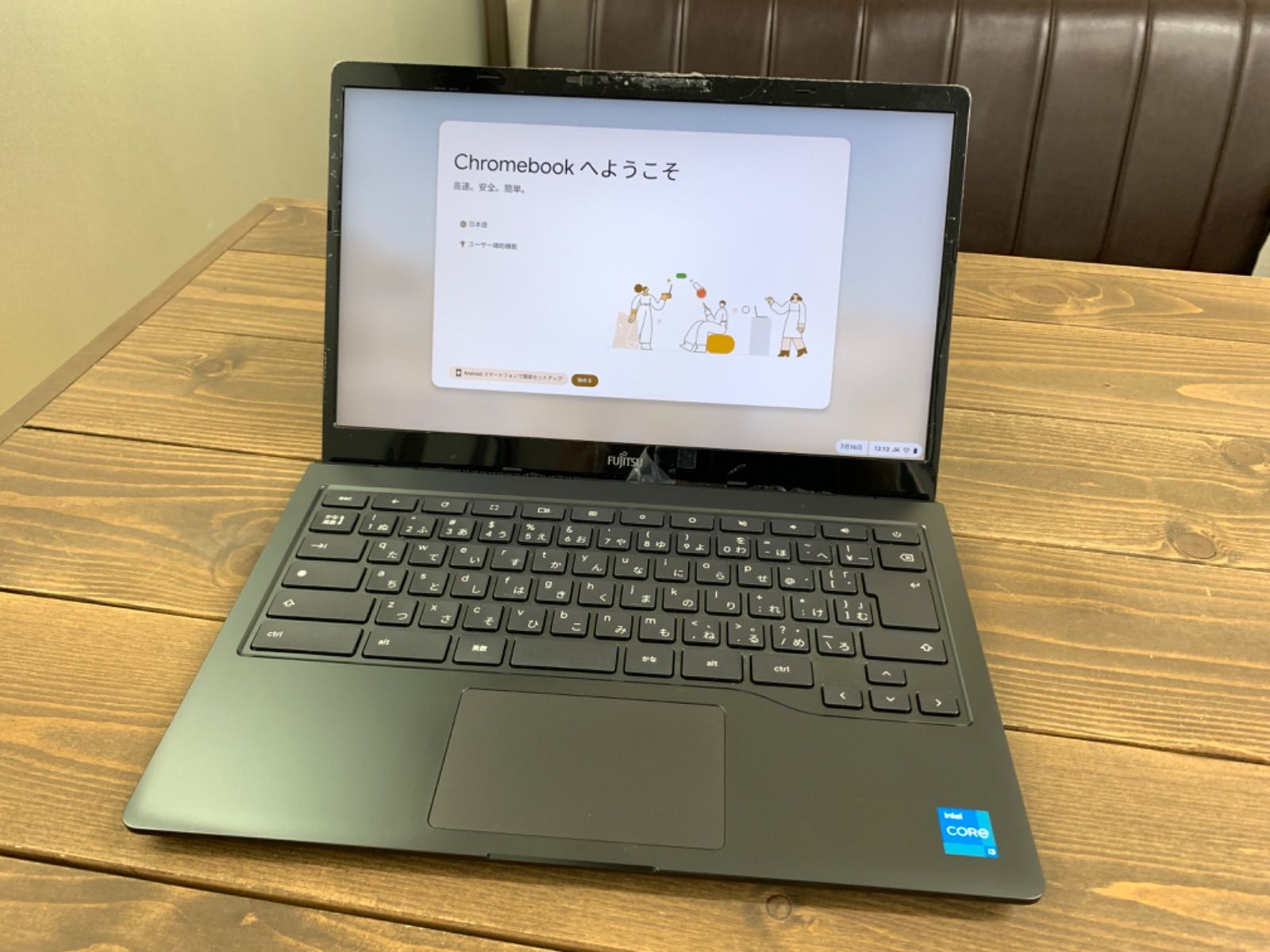 富士通 FMV Chromebook WM1/F3 FCBWF3M13T ノートパソコン 14型  6118Y