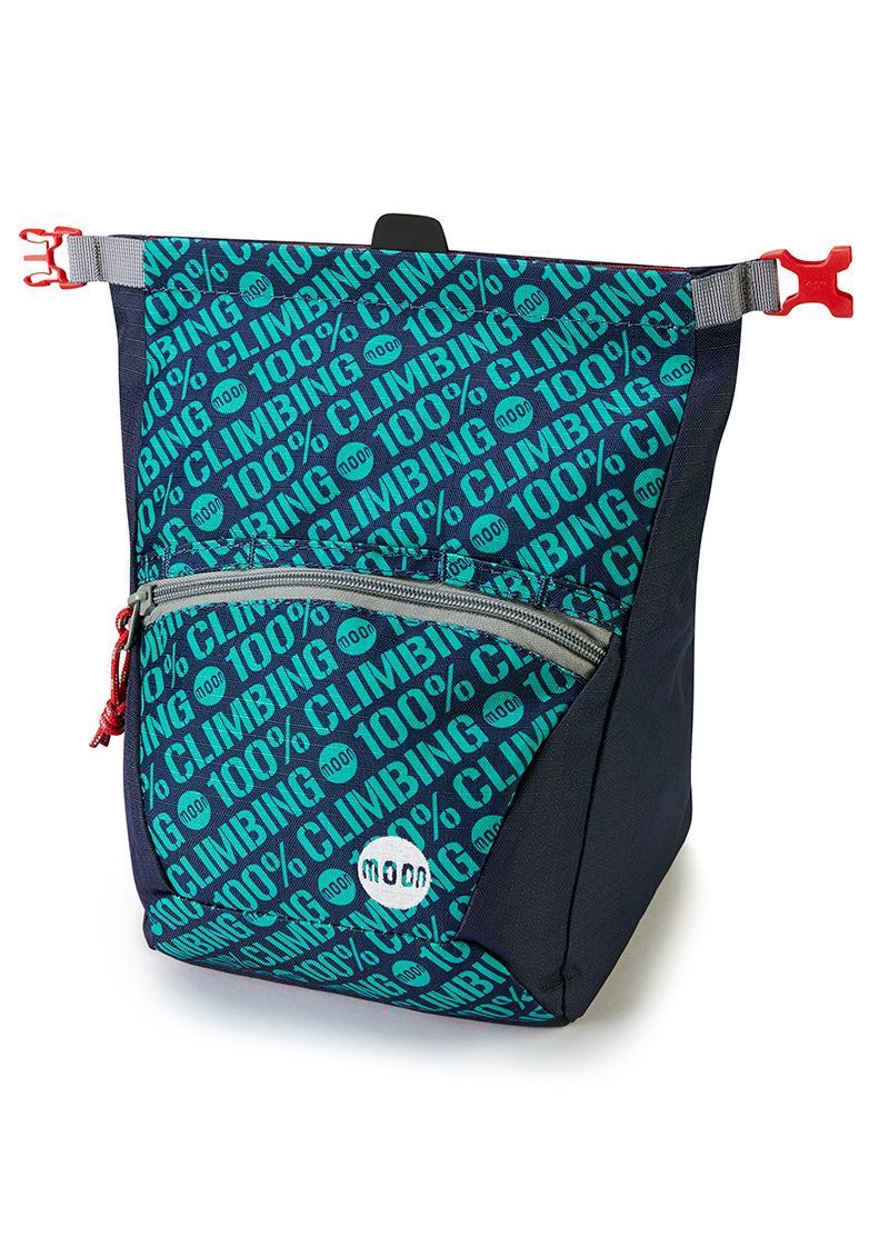 MOON Bouldering Chalk Bucket Bag ムーン ボルダリング チョークバケット チョークバッグ チョークポッド 100% Indigo 紺 現行モデル 大型