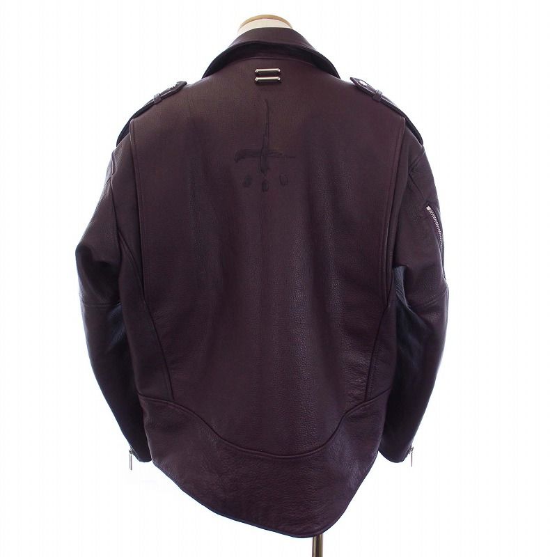 カタリスト CVTVLIST 22AW leather blouson jacket カウレザー ダブル