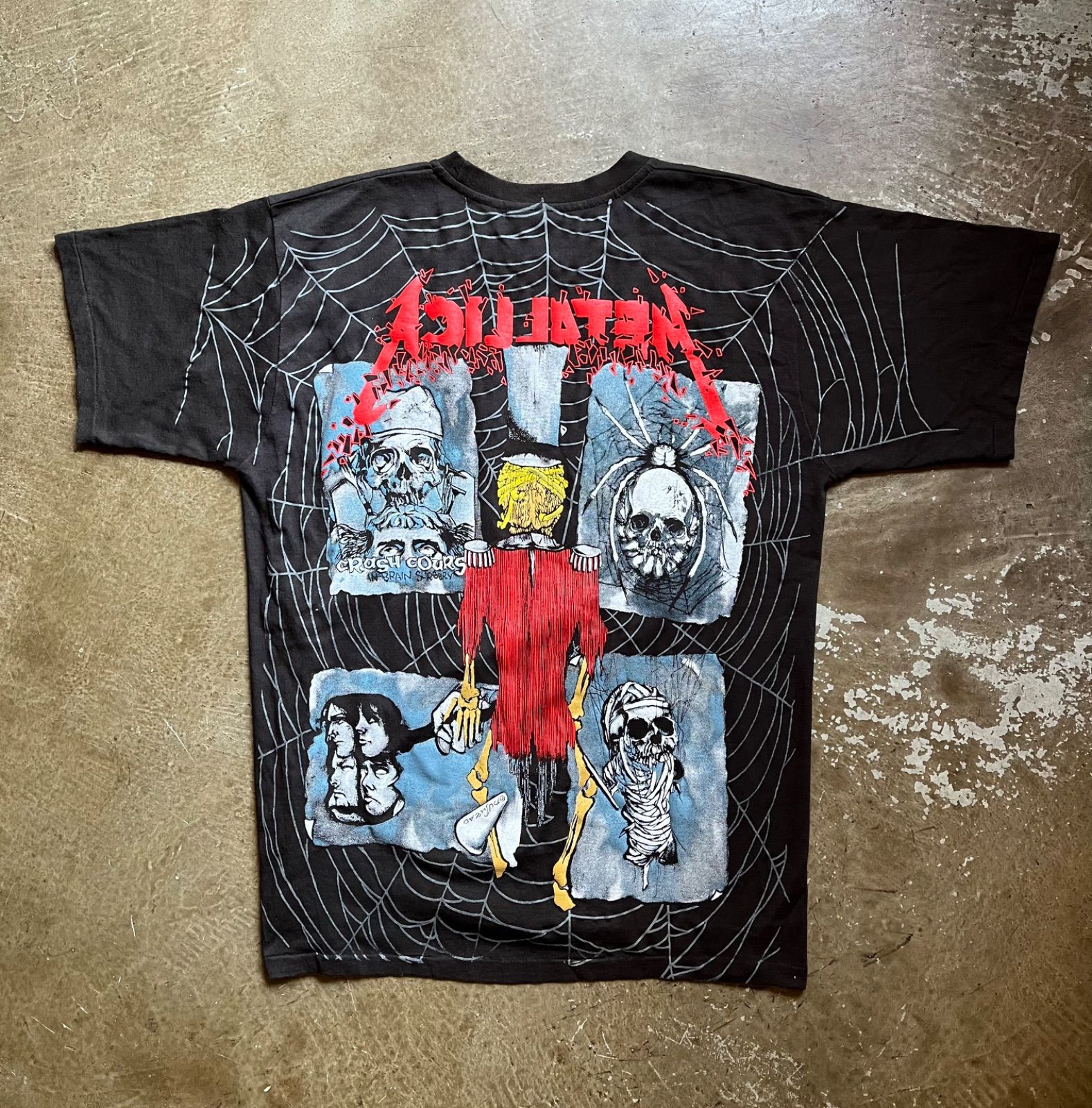 METALLICA 総柄 パスヘッド Tシャツ BROCKUM - ジュゲム堂 - メルカリ