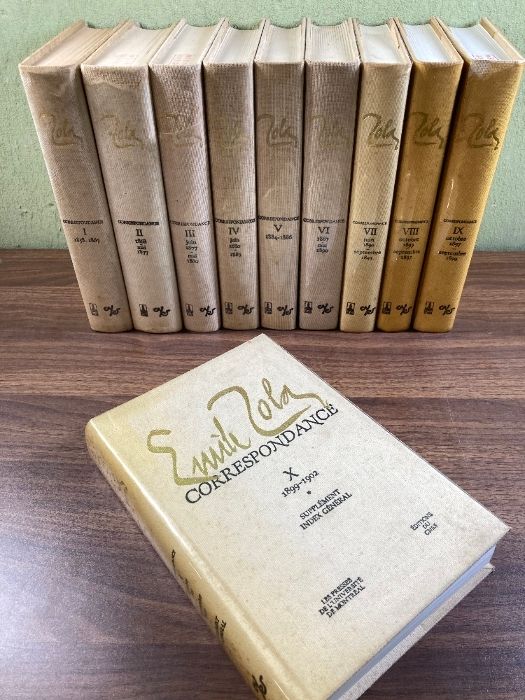 洋書 エミール ゾラ全集 10巻セット Emile Zola CORRESPONDANCE