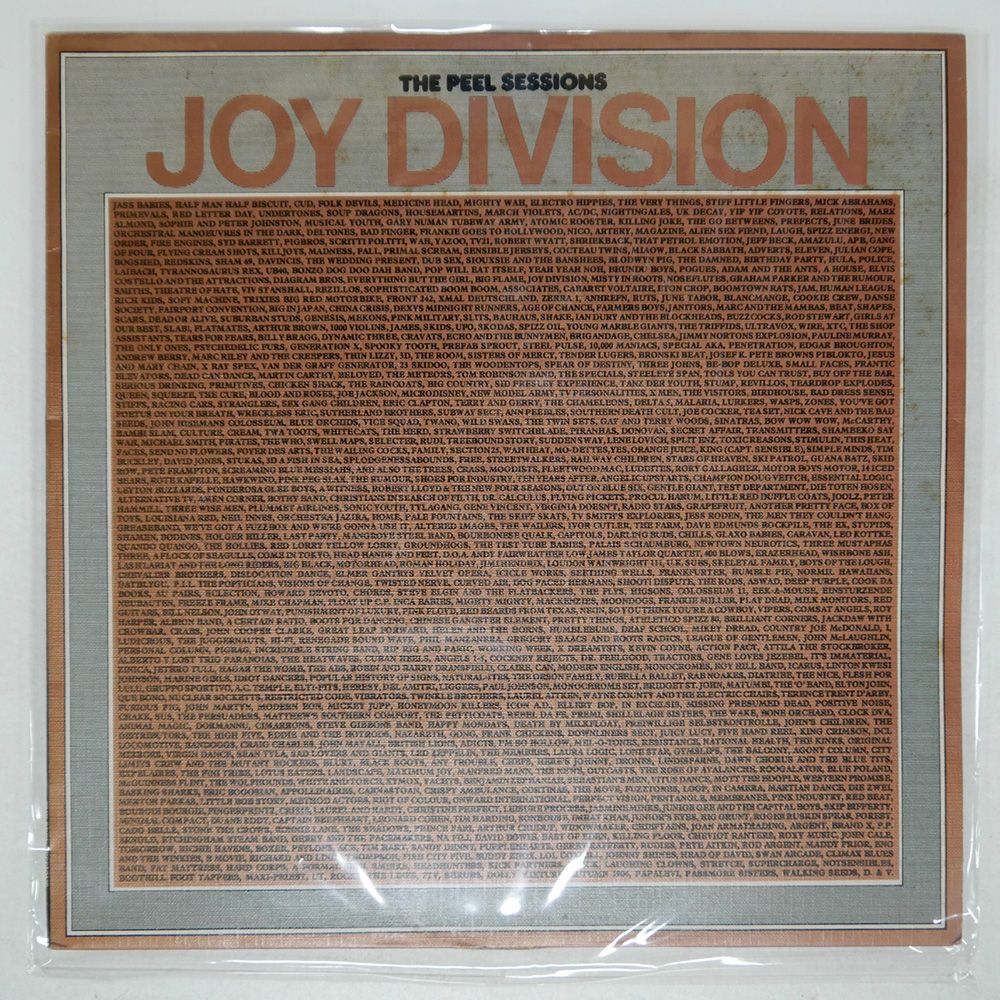 UK盤 JOY DIVISION|PEEL SESSIONS|STRANGE FRUIT SFPS033 12