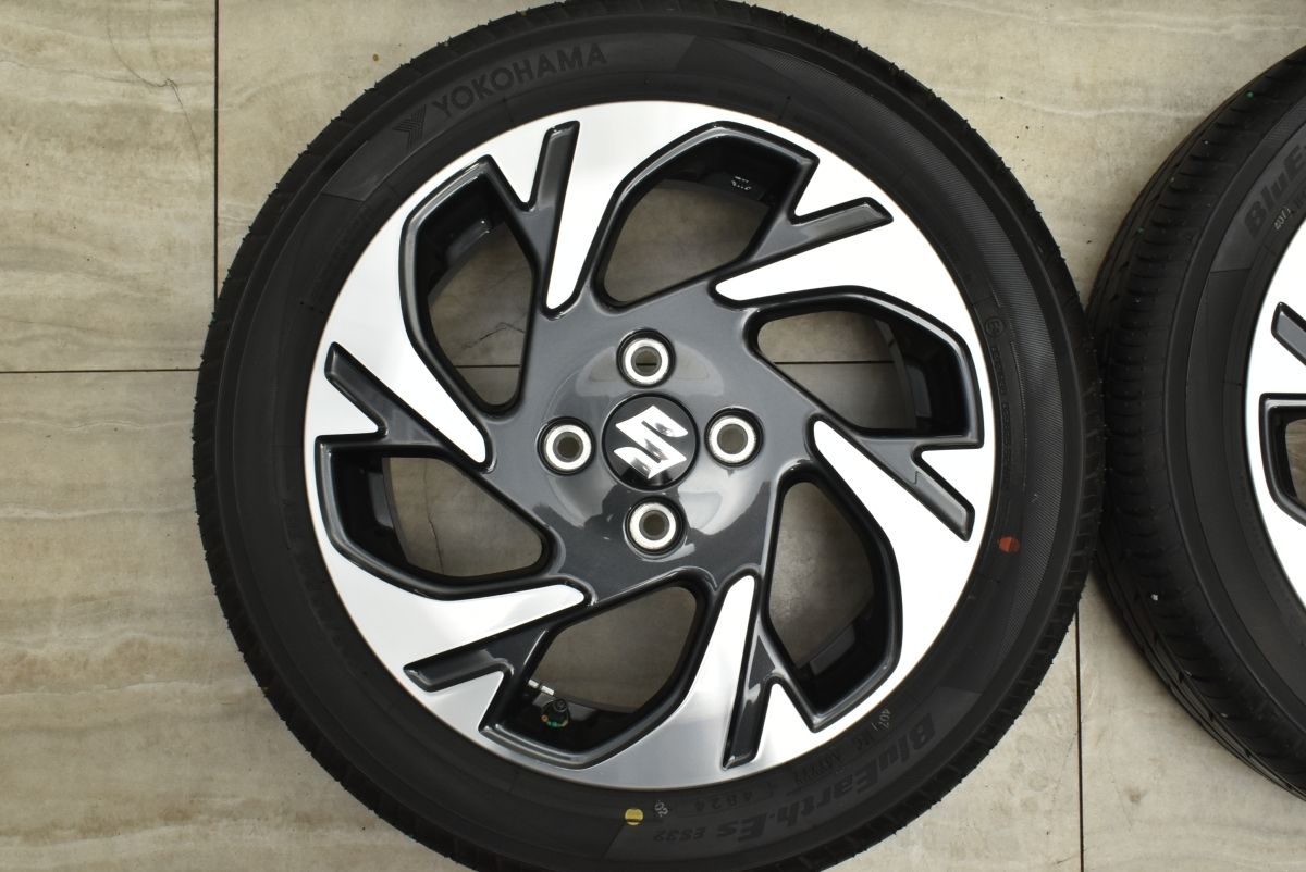 2024年製 新車外し バリ溝 美品】スズキ スペーシアカスタム 純正 15in