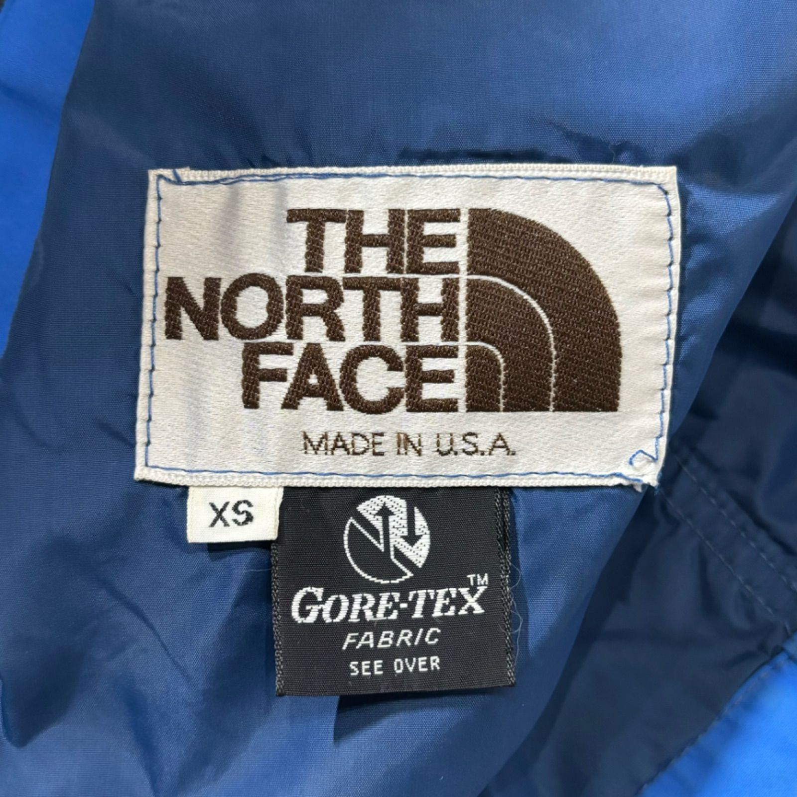 80's Vintage USA製 茶タグ THE NORTH FACE ノースフェイス GORE