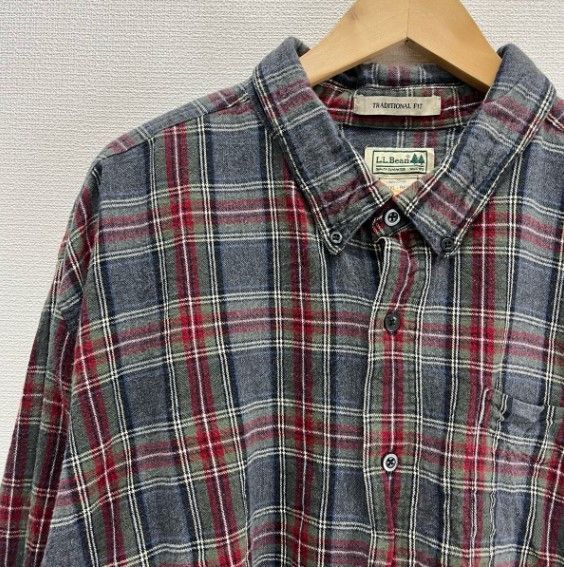 L.L.Bean エルエルビーン 228061 TRADITIONAL FIT スコッチプラッド