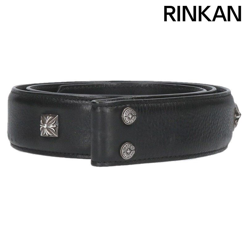 クロムハーツ STRAP PYRAMID|ゼロピラミッドスタッズ レザーベルト メンズ 36