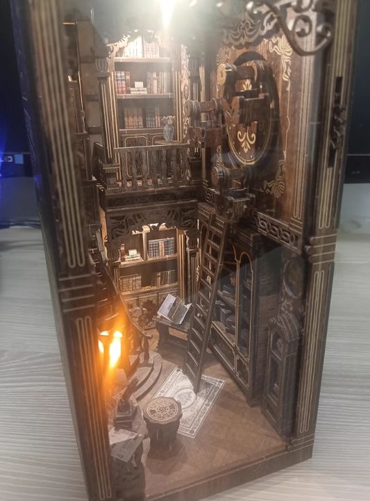 古書コレクション室ブックエンド プレゼント おしゃれ レトロ ミニチュア 建築 ブック型 キャビンブックエンド 家庭用 ルーム リビングルーム オフィス装飾