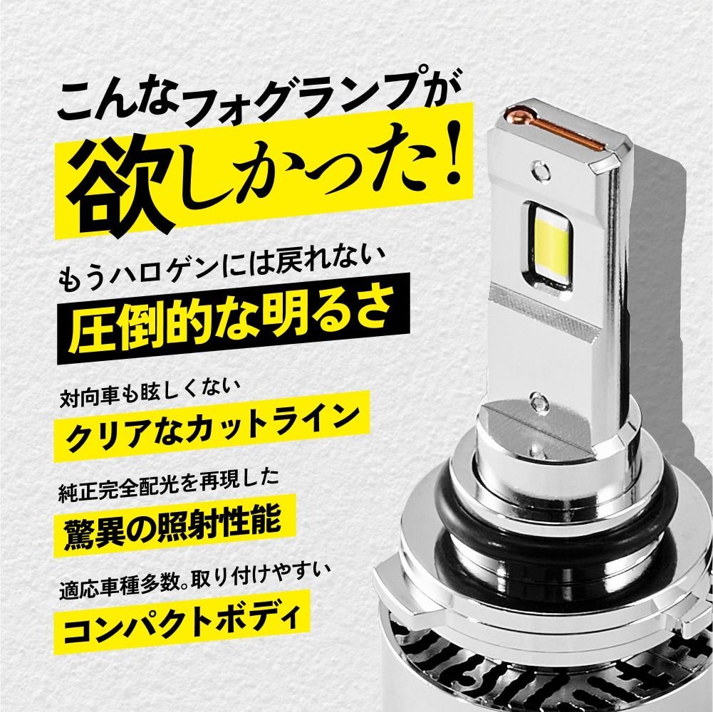 楽天市場】HID屋 爆光フォグランプ H8 H11 LED フォグ イエロー