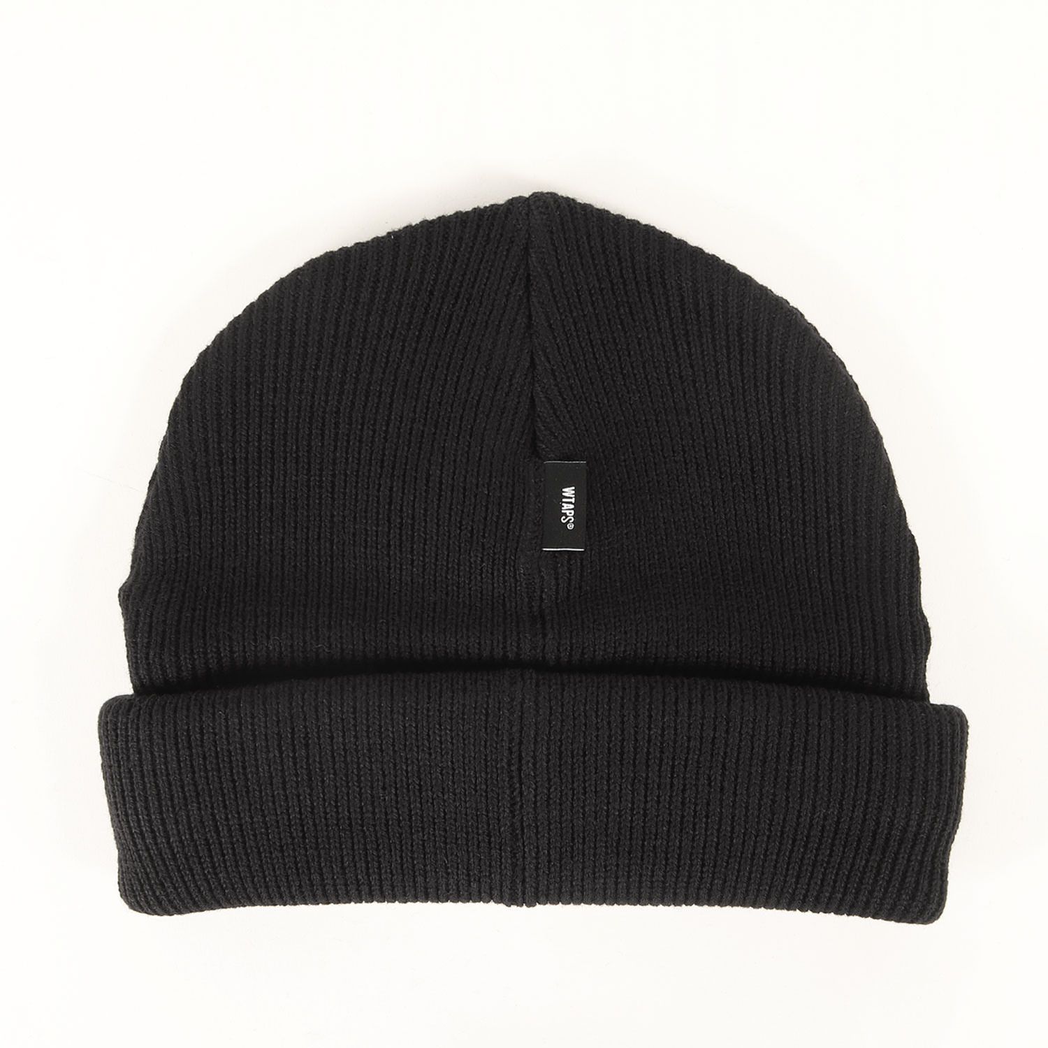 24aw新品wtapsビーニーCAPブラック 24aw新品wtapsビーニーCAPブラック Black Logo-Embroidered