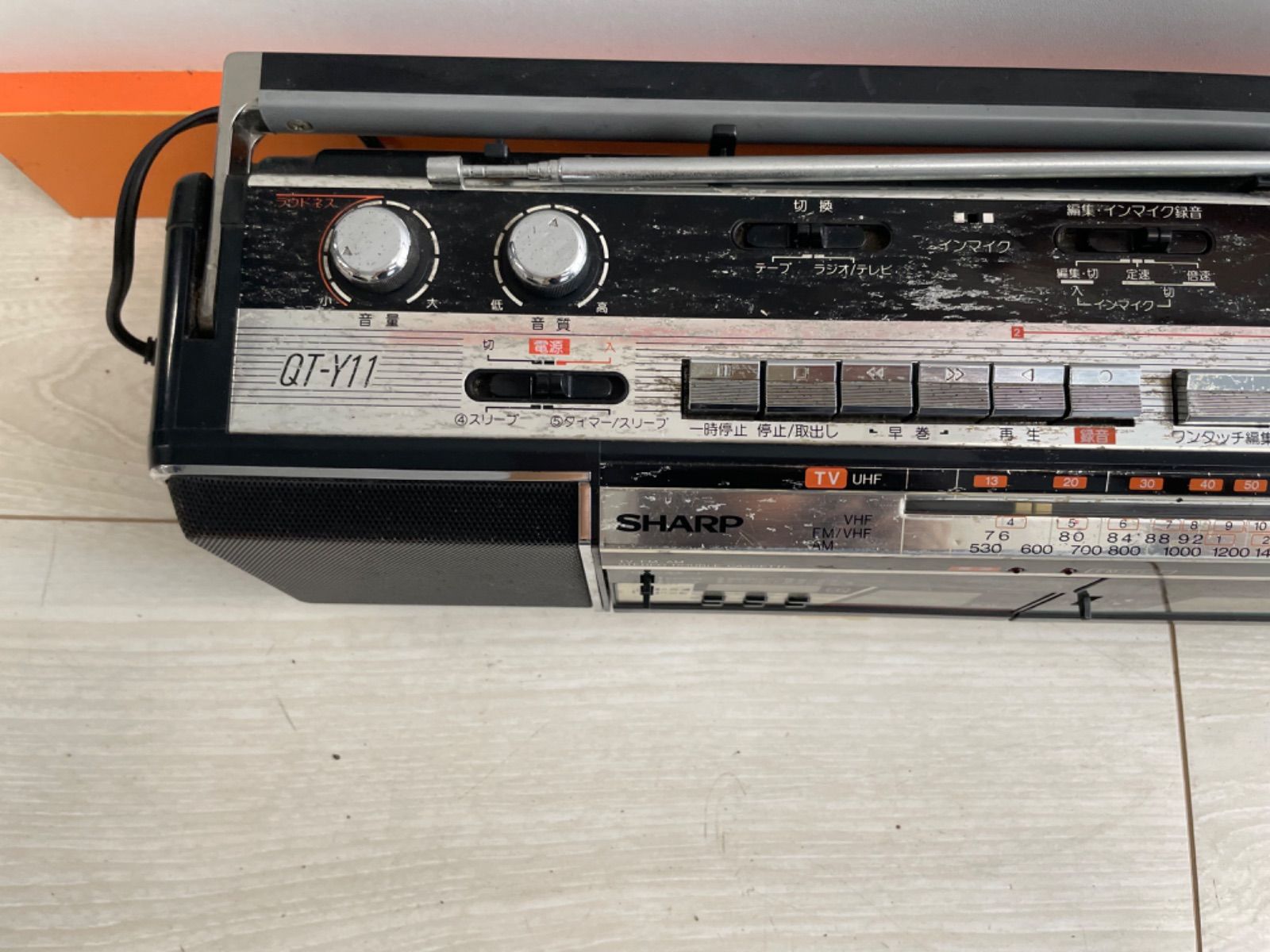 昭和レトロ SHARP シャープ QT-Y11 sharp qtのYahoo!オークション(旧