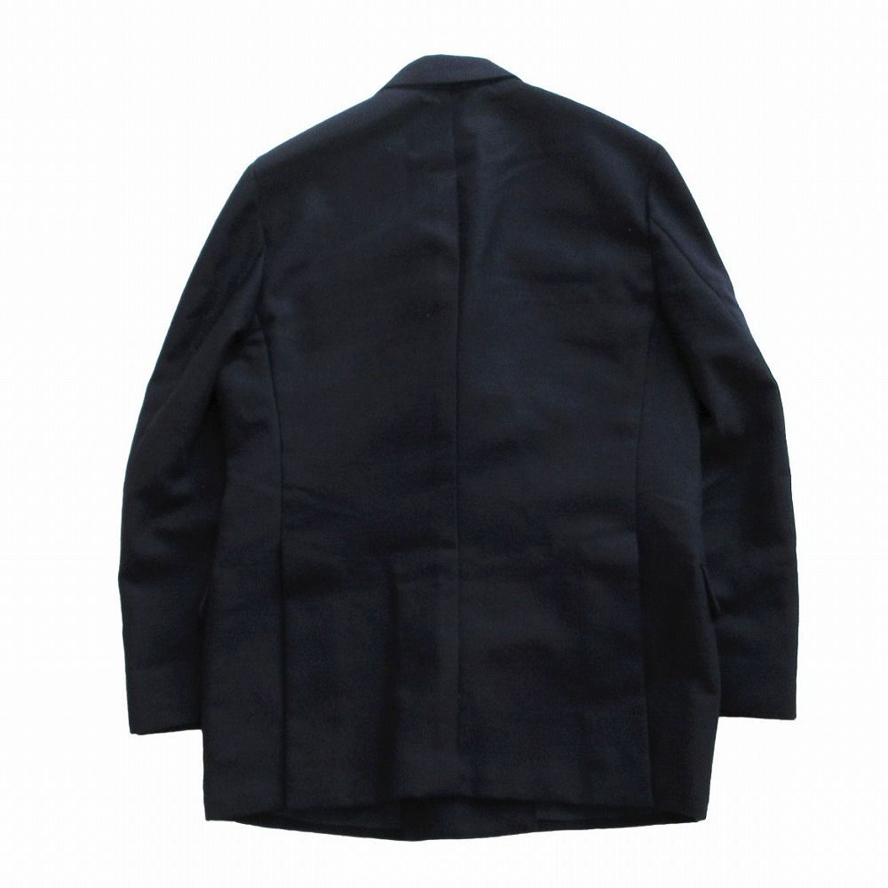 De Petrillo【M】タグ付き 金ボタン テーラードジャケット 黒 伊製 De Petrillo デ ペトリロ 金ボタン ダブルブレスト ジャケット モヘヤ