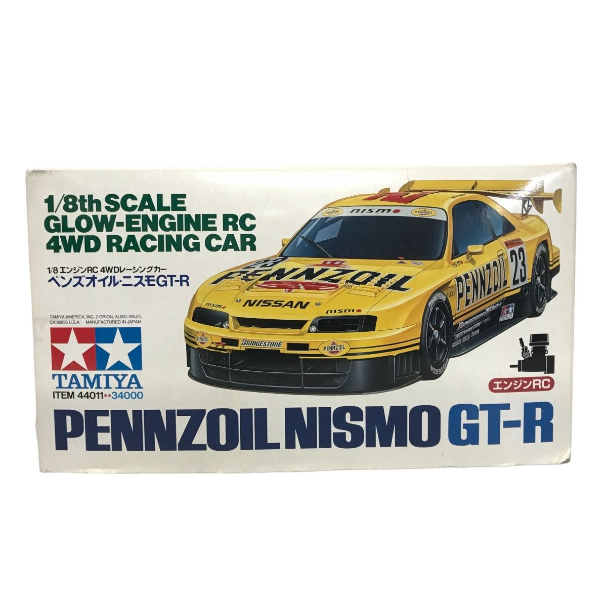 TAMIYA PENNZOIL NISMO GT-R 1/8th SCALE RC エンジン レーシングカー タミヤ ペンズオイル ラジコン 未組立  F9161842 - メルカリ