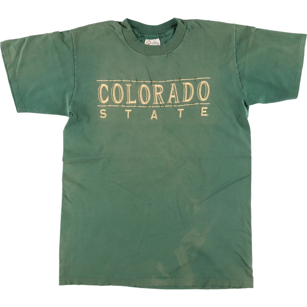 古着 80～90年代 the cotton exchange カレッジTシャツ USA製 メンズM 