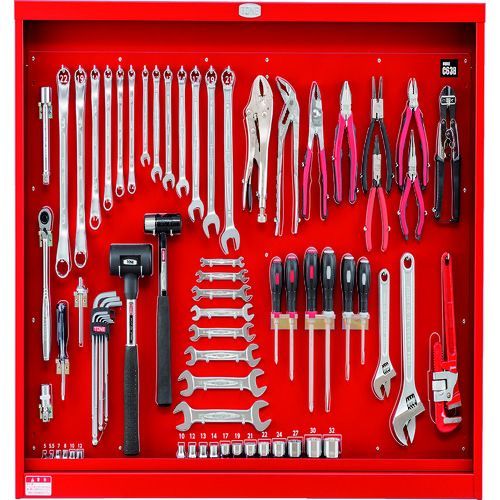 C63 TONE サービスボードセット トネ C 63 工具 一式 整備 バイク 車 工場 工事 現場 サービスボード JAN 4953488388626 819-9976