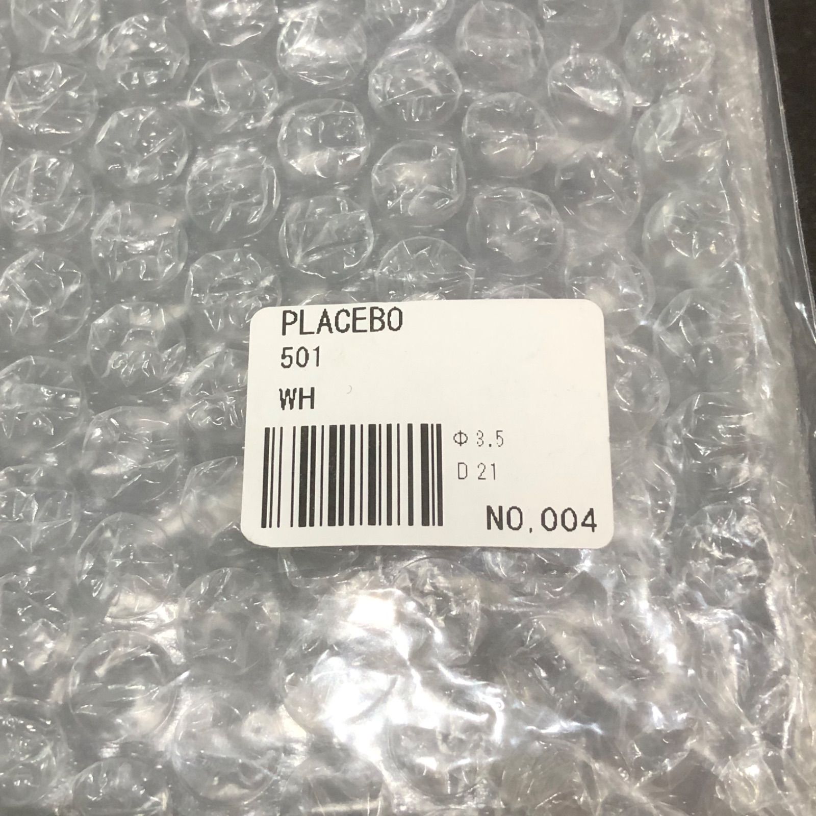 参考上代47300円 未使用品 CAREERING PLACEBO 501 プラシーボ 参考上代47300円 未使用品 CAREERING PLACEBO 501 プラシーボ