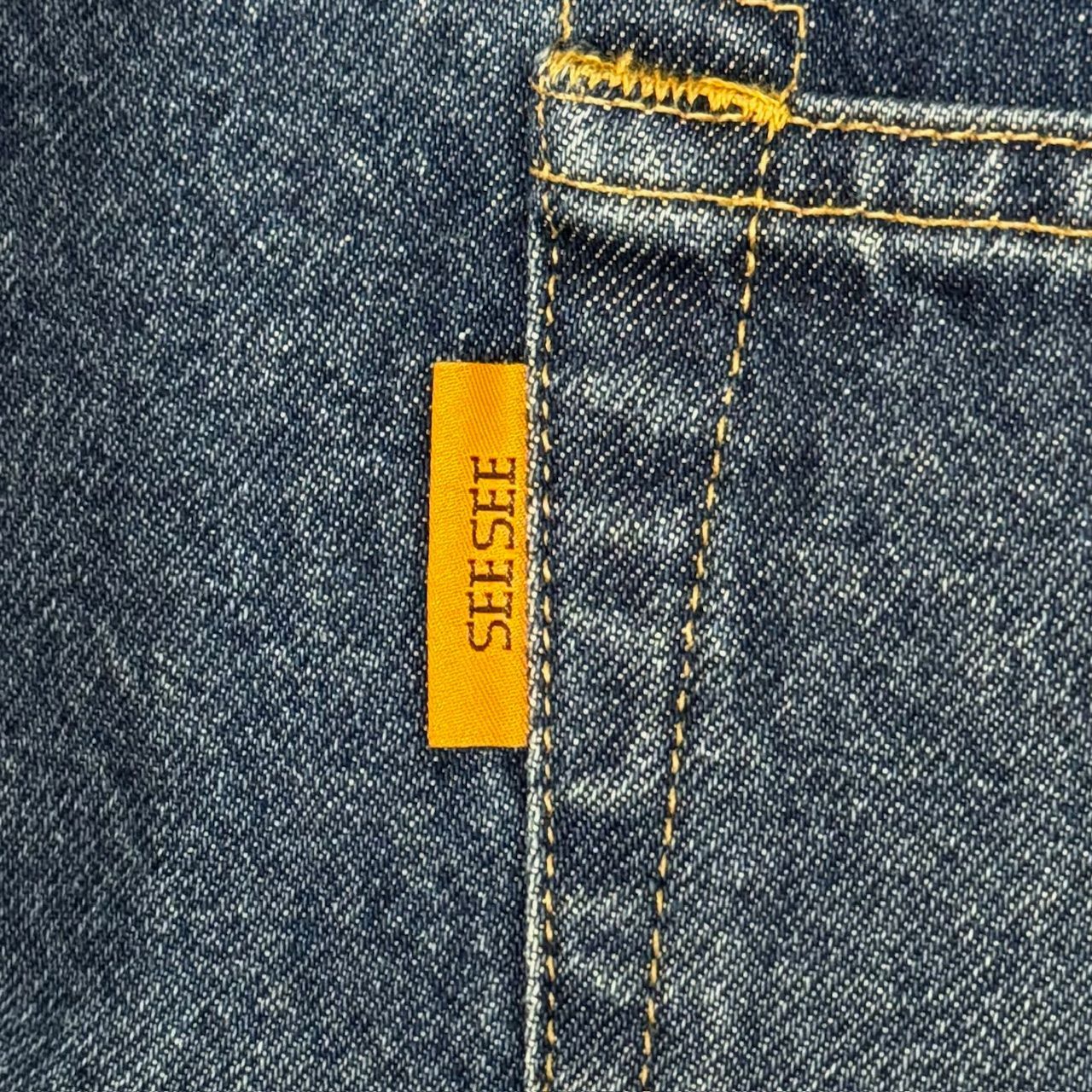 SEESEE DENIM PANTS デニムパンツ ワイド ジーンズ シーシー XL