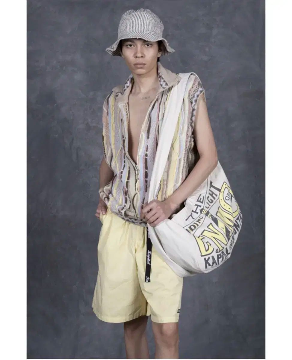 KAPITAL(キャピタル) キャンバス 新聞 バッグ キナリ KAPITAL