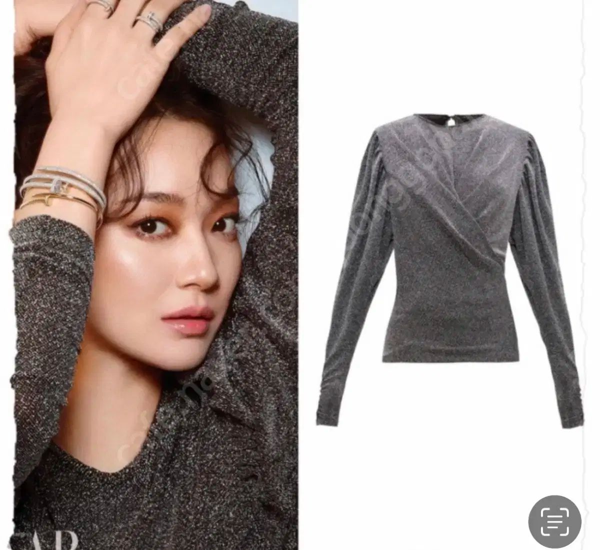 Isabel Marant イサベル マラン グリッターブラ