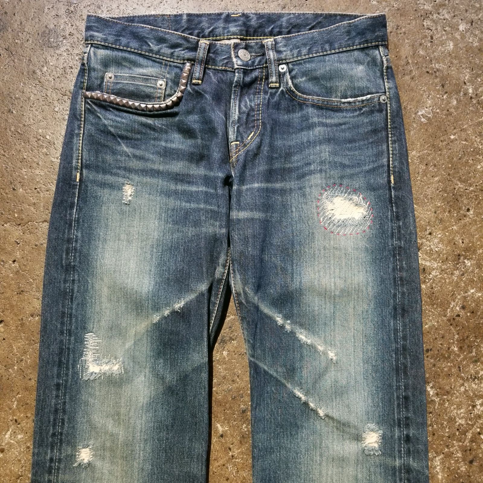 HYSTERIC GLAMOUR × 野口強　ストレートデニム　28インチ HYSTERIC GLAMOUR × NOGUCHI TSUYOSHI ヒステリックグラマー