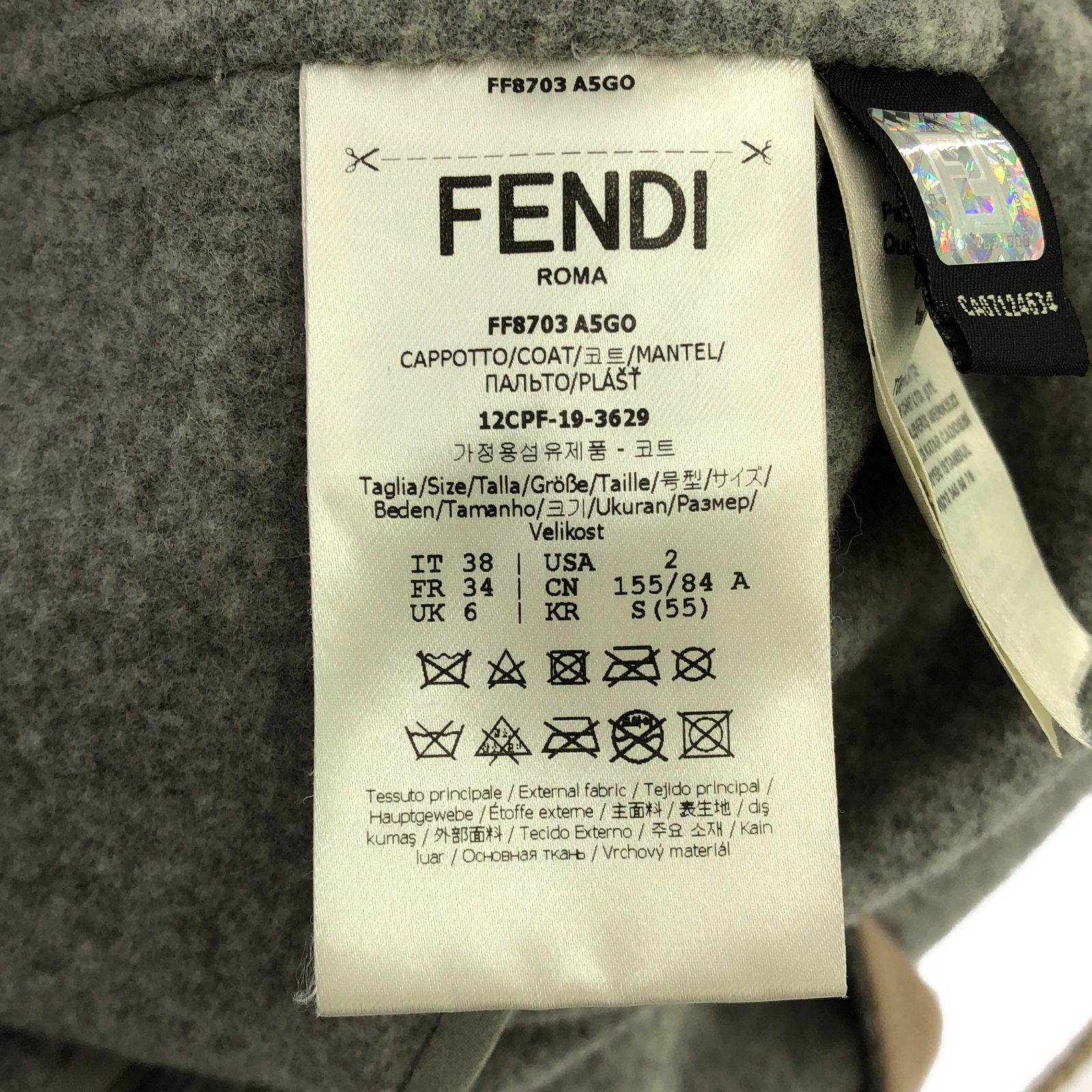 美品 FENDI フェンディ ボアコート テディベアコート ピーコート40 楽天市場】美品 FENDI フェンディ サイズ表記12 ブラック ウール
