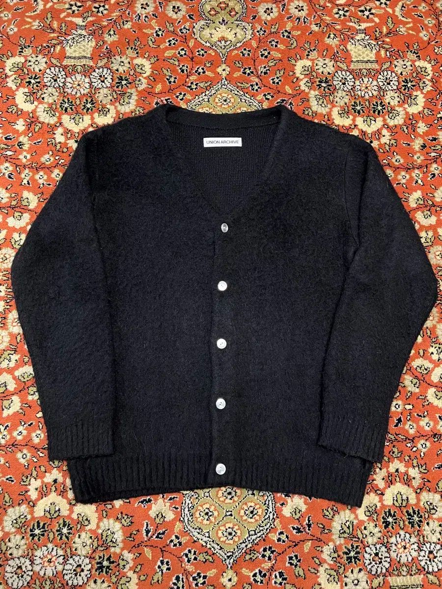 BEAMS モヘアカーディガン ブラック future archive モヘア