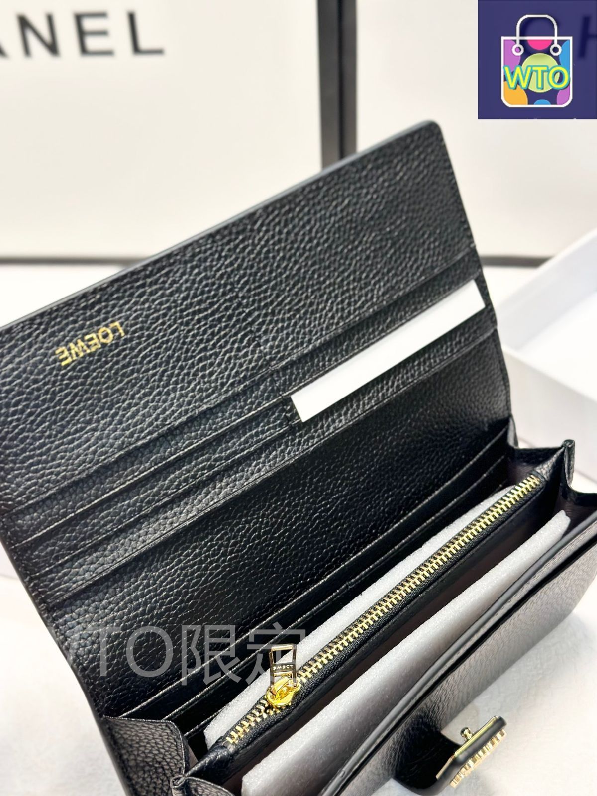 8月のみ販売☆外側美品 ロエベ ロングウォレット 今日特価】Loewe ロエベ ロングウォレットシリーズ 牛皮を採用し