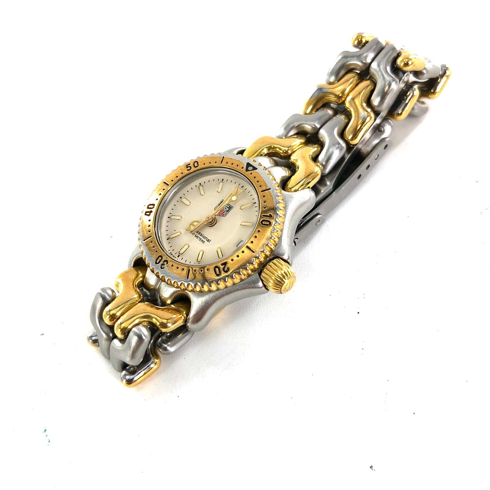 TAG Heuer タグホイヤー プロフェッショナル200 WG1421-0 SS/GP 稼働品 