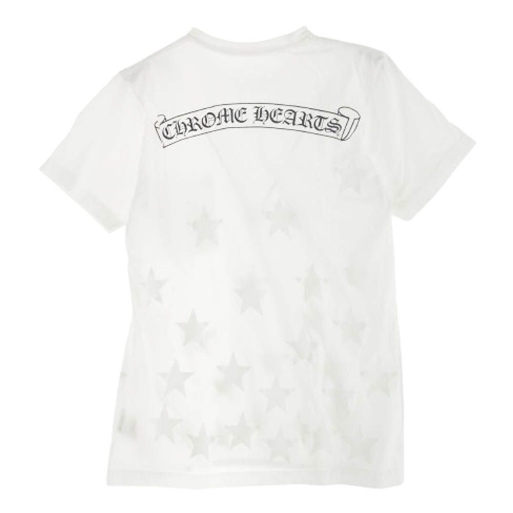 クロムハーツ Tシャツ スクロールラベル スタープリント 古着 USED CHROME HEARTS クロムハーツ（原本無） OLD Scroll Label Star
