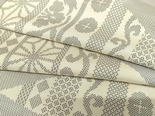 平和屋着物○本場大島紬 樹林風景文 正絹 逸品 CAAU2079yc