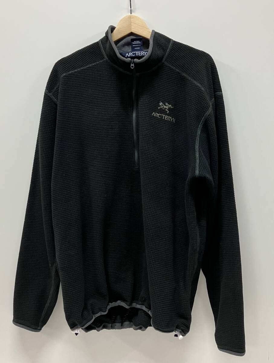 ARC’TERYX アークテリクス ポーラーテック ハーフジップ フリース サイズXL ポリエステル ブラック エルサルバドル製