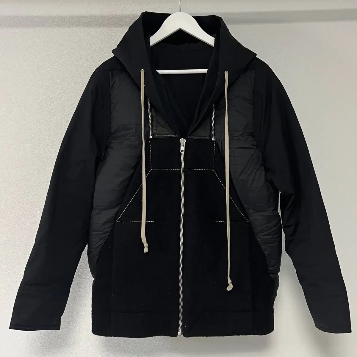 46 Rick Owens リックオウエンス 15FW SPHINX メイン コレクション パデッド フード ジャケット