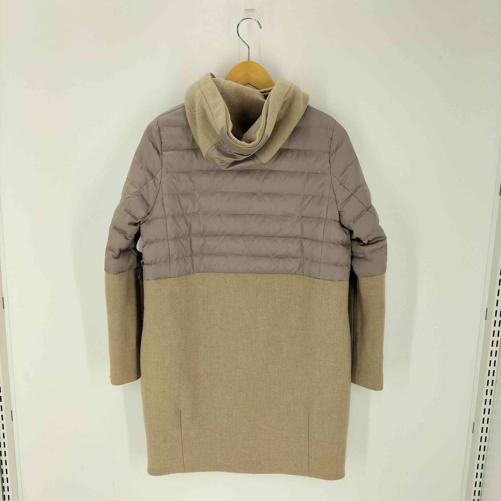 DOUBLE STANDARD CLOTHING ダウン切り替え チェスターコート