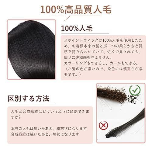 前髪 ポイントウィッグ