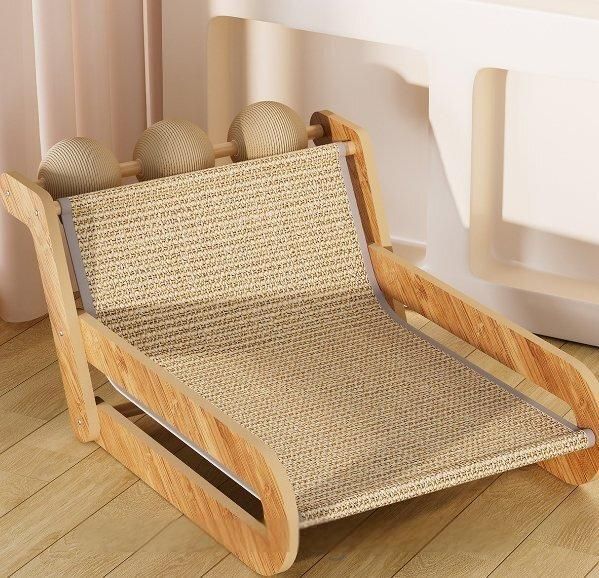 猫用グリップ板耐摩耗性くず落ちなし猫小屋猫用グリップ板一体特大リクライニングチェア麻縄猫 ZYP30お買い得